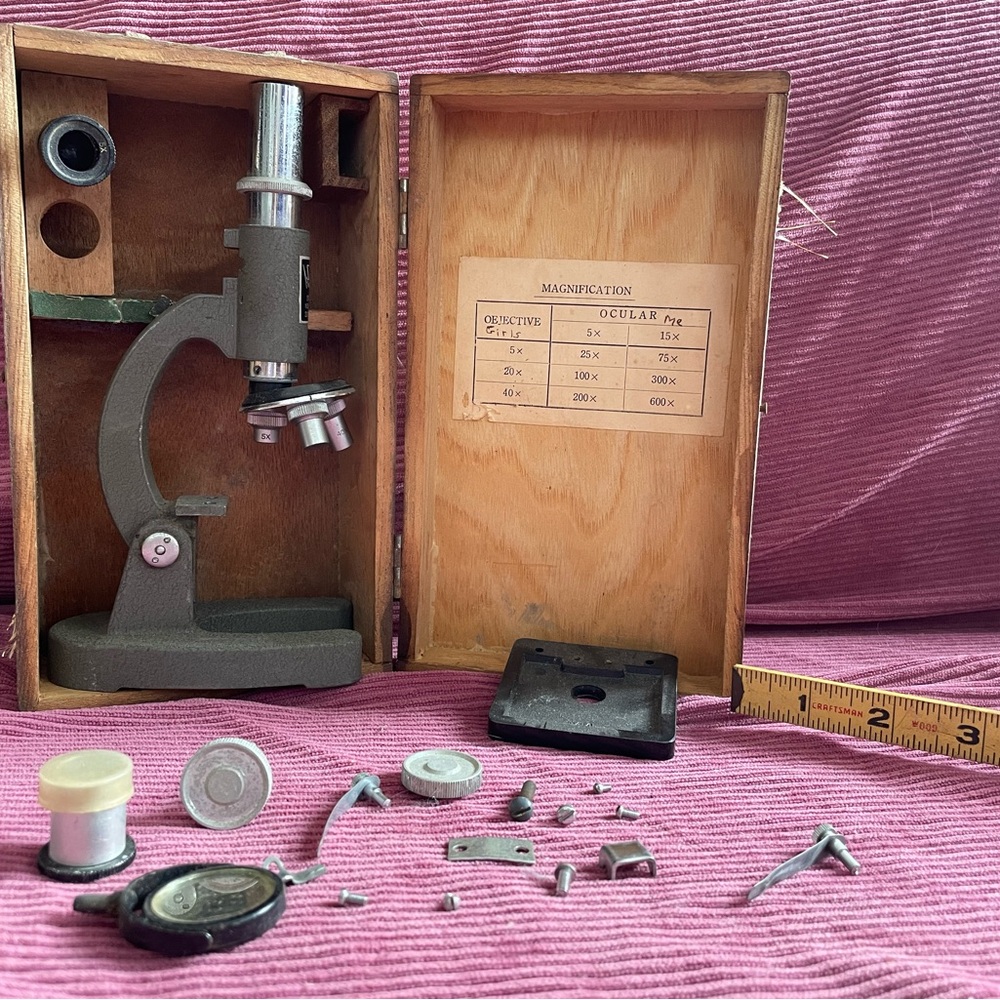 Vintage microscope Selsi microscope